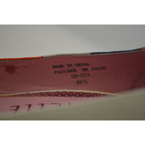 SacHelle Open Toe Heels Red White Blue Women's EU Size 39.5 - Picture 7 of 8